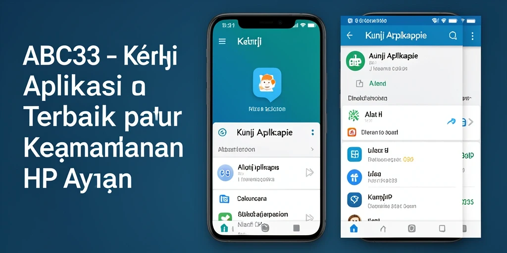 Tampilan antarmuka aplikasi Kunci Aplikasi ABC33 yang menarik dan fungsional.