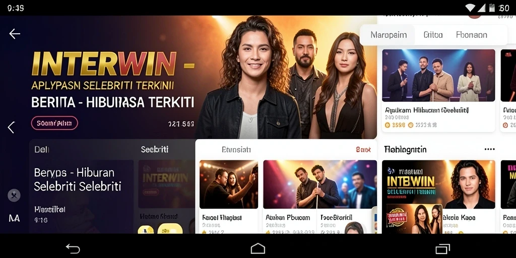 Tampilan antarmuka INTERWIN yang menarik dan informatif.
